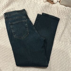 ADRIANO GOLDSCHMIED ALEXXIS SLIM HIGH RISE VINTAGE FIT 32 Dark Blue Denim Jeans